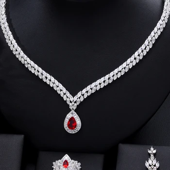 Najznámejšie Značky 4PCS Zelený CZ Luxusné Afriky Šperky Set Pre Ženy, Svadobné Party Zirkón Crystal Dubaj Svadobné Šperky Set Darček