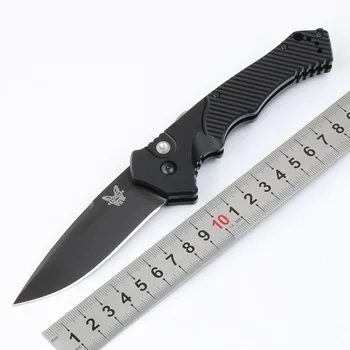 Nové BENCHMADE BM Hliníkovej zliatiny rukoväť skladací nôž camping prenosné lov skladací nôž vonkajšie nôž