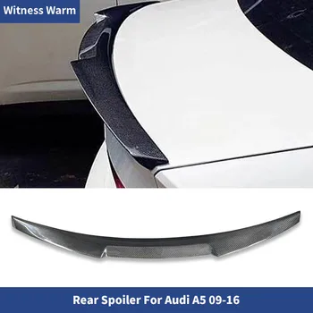 Pre Audi A5 2-dverové Uhlíkových Vlákien Auto Zadné Krídla Trup na Pery Spojler 2009 2010 2011 2012 2013 2016 Auto Styling