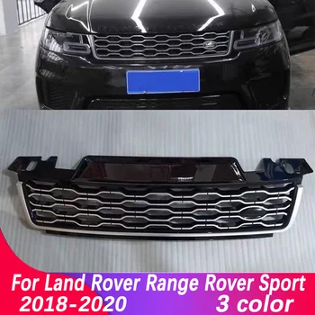 Pre Land Rover Range Rover Sport 2018 2019 2020 Auto Predný Nárazník Mriežka Strede Panelu Exterior Styling Hornej Gril s logom ABS