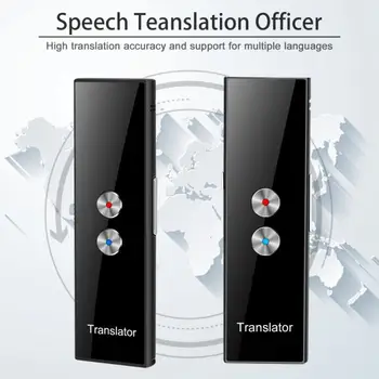 T8 Prenosné Smart Prekladateľ Multi-jazyky Reálneho Času Bezdrôtové APLIKÁCIE Bluetooth, Hlasové Prekladateľ Pre Naučiť Cestovať Obchodných Stretnutí,